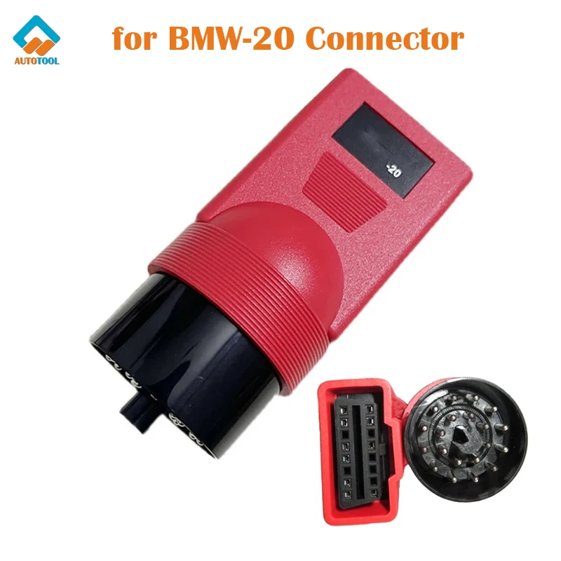 

For BMW-20 Adapter 20pin for Autel MaxiSys MS908 MS908P MS906 Series OBD DLC Connector Car Diagnostic Tools Car Accessories