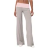 Casual Wide Leg Sweatpants for Women Fold Over Low Rise Flare Yoga Lounge Pants Back to School Clothes for Teen Girls Trousers 1