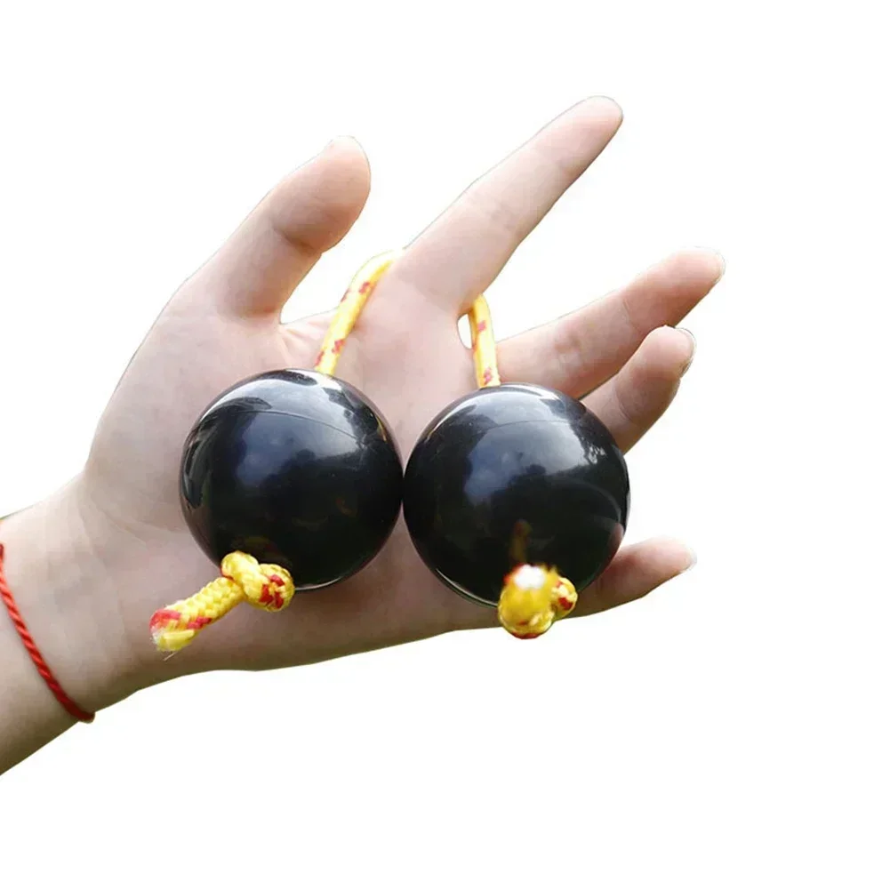 1Pcs African Shaker Asalato Rattle Double Gourd Rhythm Percussion Fingertip Ball Instrument Sand Hot Sale Traditional Instrument
