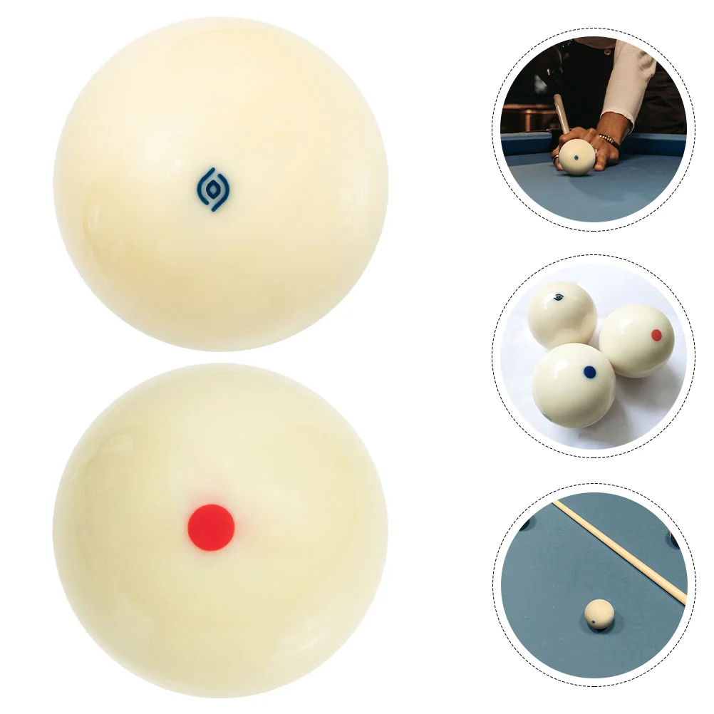 billiard replacement billiard ball replaceable white balls large wear resistant accessory Billiard Cue Ball Wear-resistant Pool Balls Accessory Replace Replaceable White Pool Balls Resin Equipment Wear-resistant