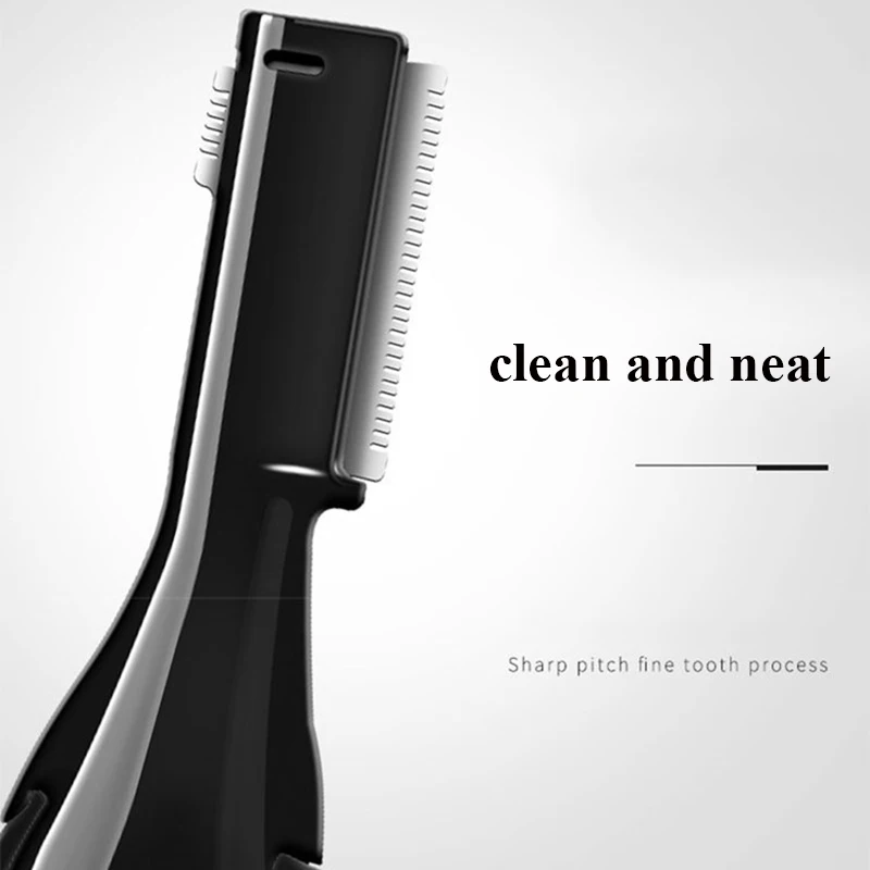 Electric Eyebrow Trimmer Razor Brow Shaping Portable Shaving with Duals Cutter Head Design Washable Hair Trimmer Razor Tools 3
