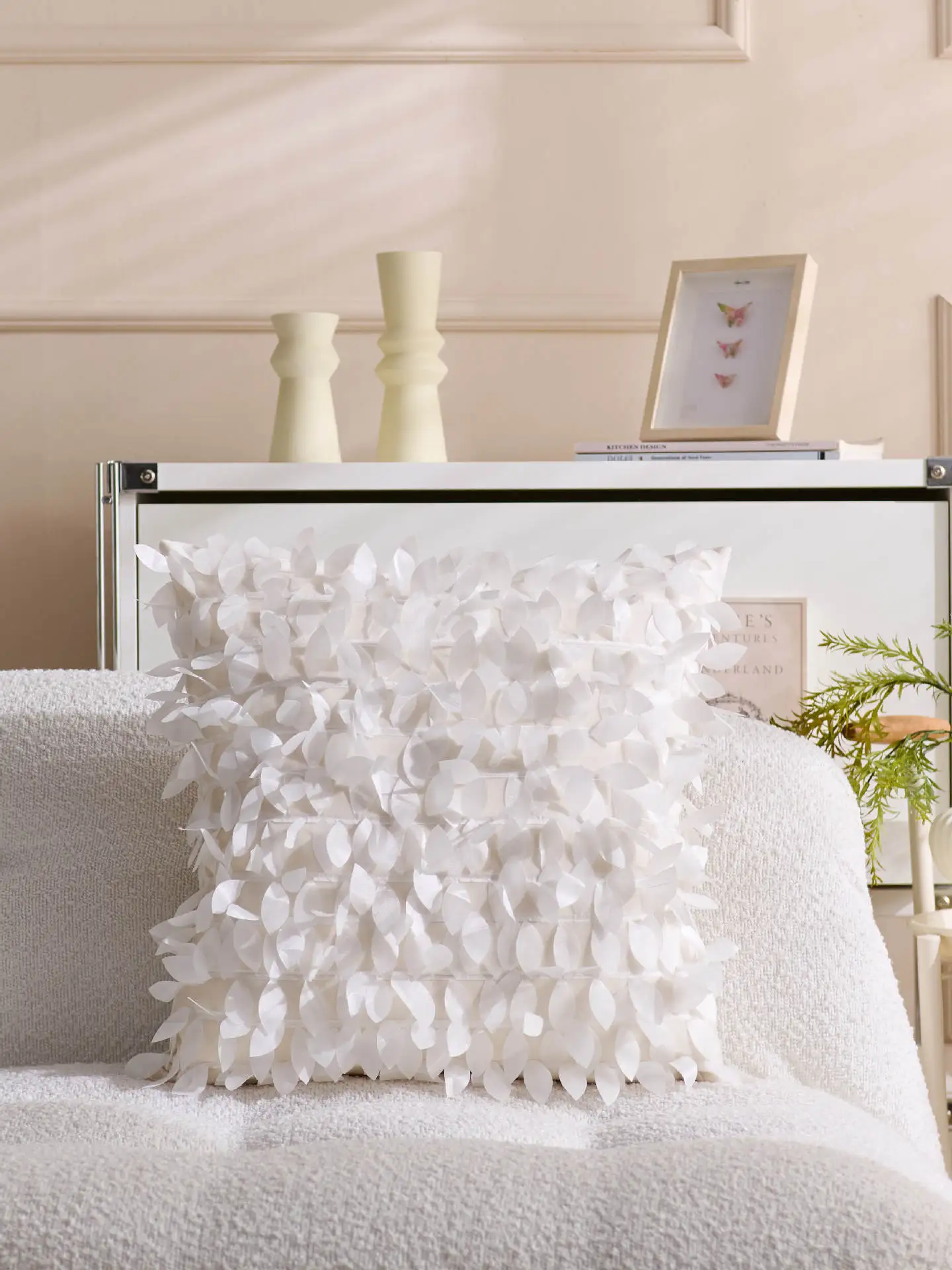Frohe Ostern-Kissenbezüge, niedlicher bestickter rosa Hase, Ostern, Frühling, Bauernhaus, dekorativer Kissenbezug für Sofa, Heimdekoration – Detail 10