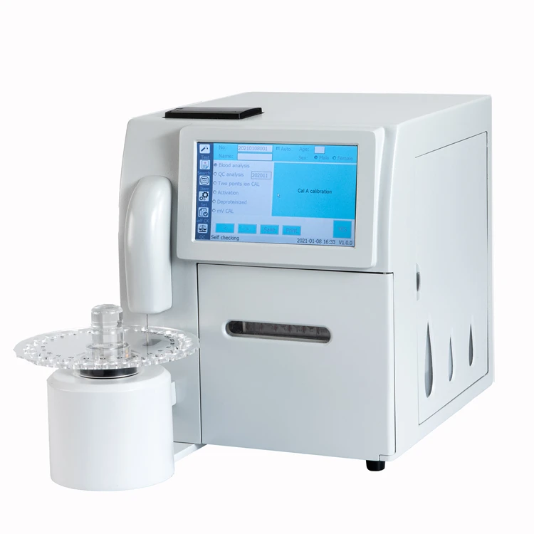 

Vet Medical Mini Portable Clinical Analytical Instruments Automated Veterinary Blood Gas Electrolytes Analyzer Machine