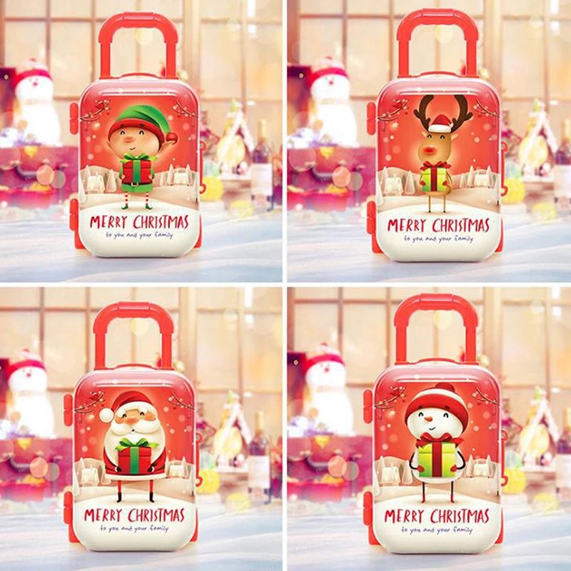 

Металлический Мини-чемодан для кукол, миниатюрные игрушки, багажник, украшение для кукольного домика, шкатулка для драгоценностей