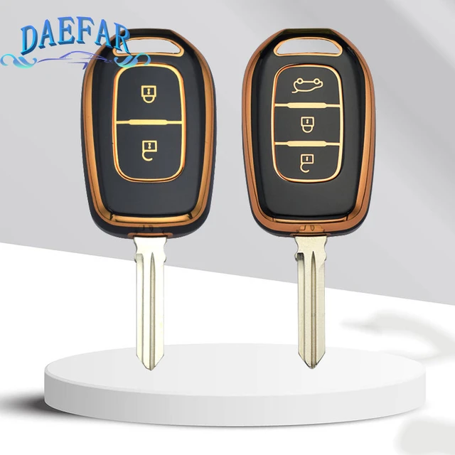 FOR DACIA SANDERO DUSTER 4 BUTTON KEY CASE REMOTE SMART KEYLESS COVER 4