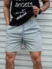 Summer new Men Light Weight Thin Short Pants Running Squat Fitness Shorts Men GYM Wear Quick-drying Beach Drawstring Shorts 5