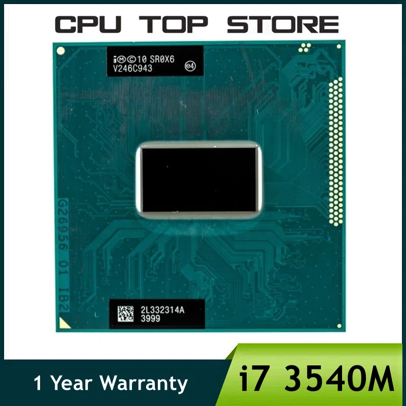 Core i7 3540M SR0X6 3.0GHz Used Dual-Core Quad-Thread Laptop