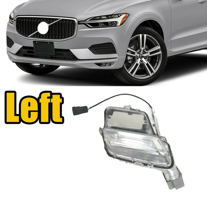 

Car Daytime Running Lights Front Bumer LED Fog Lamp DRL For Volvo XC60 2014-2018