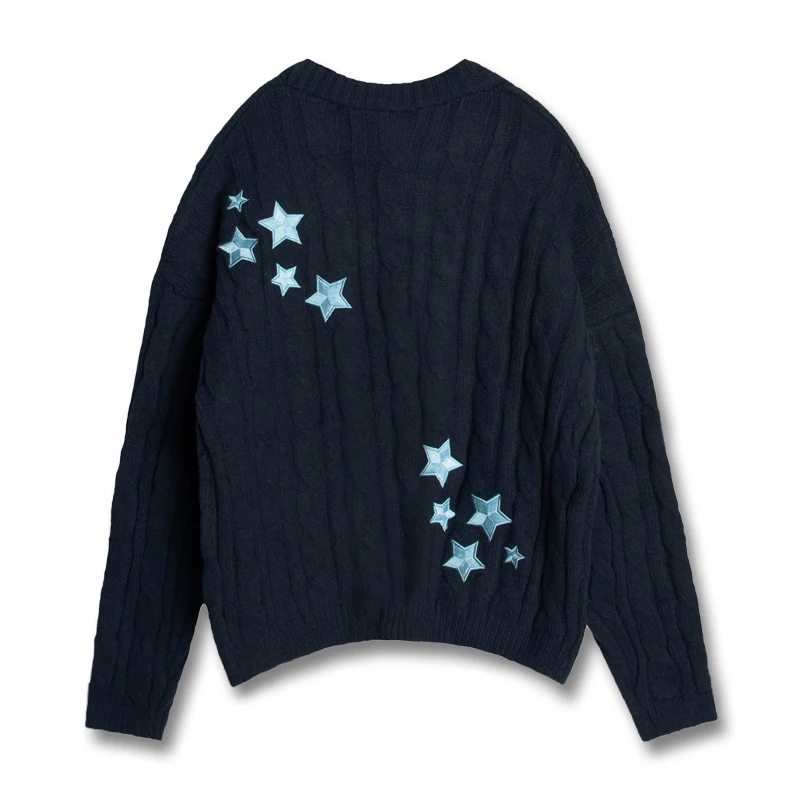 TS Midnights Knit Cardigan Taylor's Knitted Sweater Embroidery Top Autumn Winter Long Sleeves Women Luxury Designer Coat Clothes 2