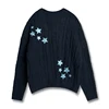 TS Midnights Knit Cardigan Taylor's Knitted Sweater Embroidery Top Autumn Winter Long Sleeves Women Luxury Designer Coat Clothes 2