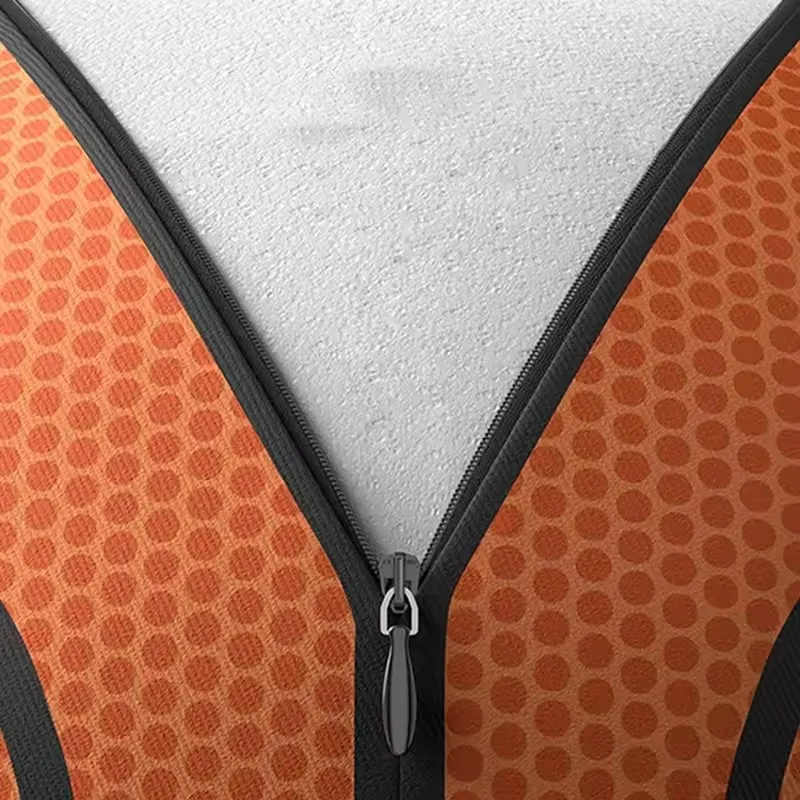 실내용 무소음 농구공 천 커버 부드럽고 고탄성 폼 무소음 스포츠볼 고밀도 스포츠볼