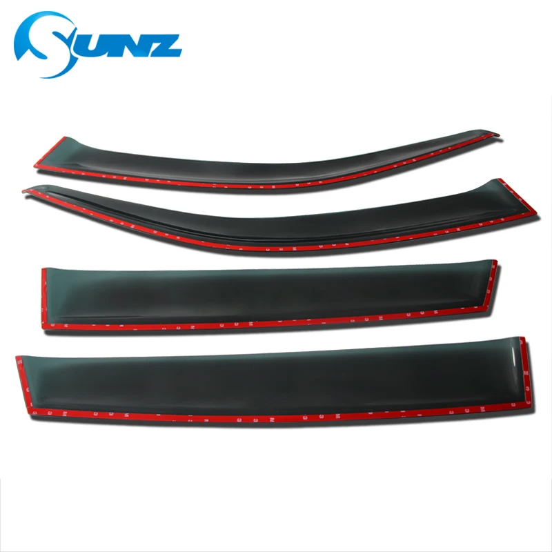 Window Visor Tape-On Weathershields Sun Rain Guard Car Door Visor for Toyota Rav4 Rav-4 1996 1997 1998 1999 2000