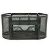Multifuction Stationery Desk Pen Holder Metal Mesh Desktop Office  cil  Study Storage 6