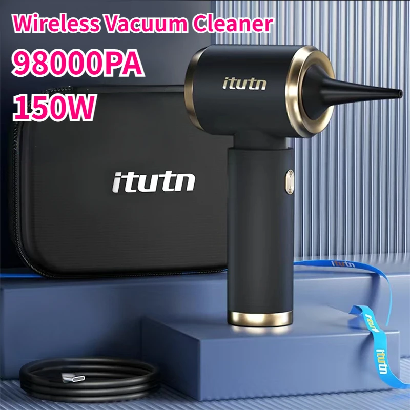 ITUTN Car Vacuum Cleaner 98000PA Wireless Portable Cleaning Machine, обзор, отзывы, характеристики, купить