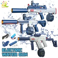 HUIQIBAO M416 Vector QBZ95 Electric Water Gun Firing Light Summer Outdoor Beach Shooting Game Toys for Children Adults Boys Gift 1