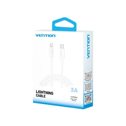 Vention Fast Charging USB - C to Lightning Cable - 1m (PD27W - White)