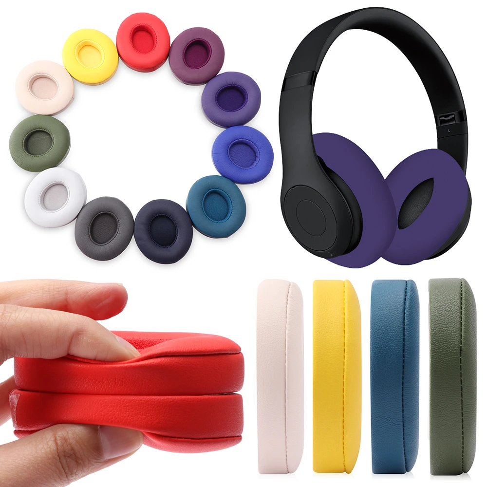 

Replacement Ear Pads For Beats Solo 3 2 Wired Wireless Headphone Fit perfectly Ultra-soft Sponge Cushion Earbuds Accessories