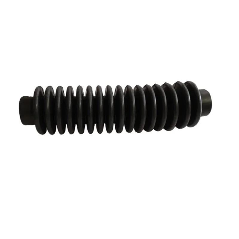 5Pcs OD 40mm Special Over-Wire Hose Dust-Proof Protective Conduit For Automobile Wiring Harness Rubber Black Corrugated Tube