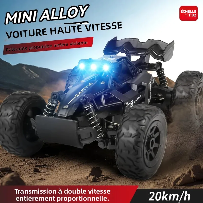 Voiture RC 1:32 Alliage 2.4GHz 5 Canaux Double Vitesse LED