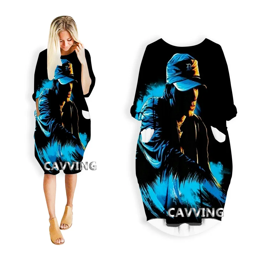 CAVVING 3D Print   EMINEM    Fashion Funny Shirt Suit Harajuku Top  US Sizes  Women Skirts Long-sleeved  Dresses  A1 2