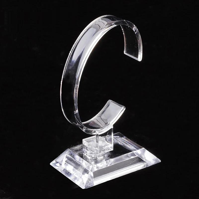 Portable Clear Acrylic For Men Women Watch Display Stand Watch Holder Showcase Detachable watch display stand