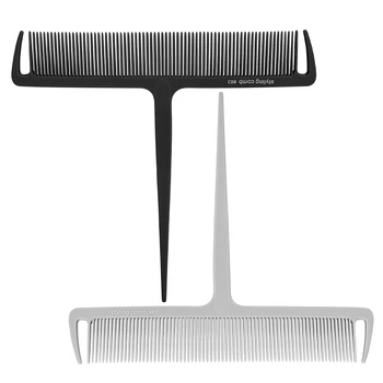 Weaving & Sectioning Comb for Hair Highlights, Anti-Static Foiling Tool, Hairdressing Coloring Comb, Salon Barber Stylist 1