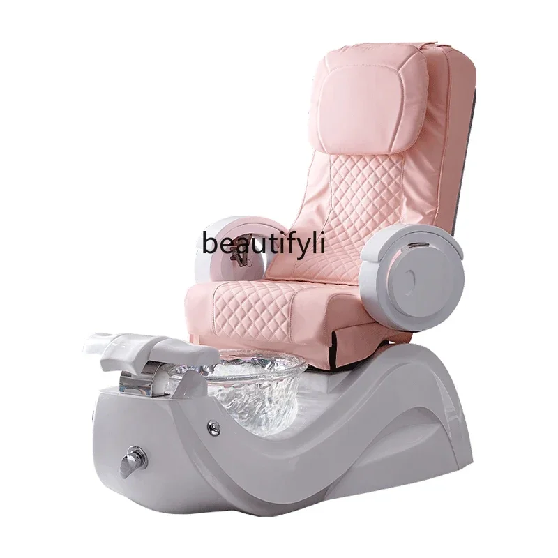 

Electric Foot Massage Couch Foot Bath Spa with Basin Foot-Washing Pedicure Chair Massage Chair Beauty Manicure Repair Footstool
