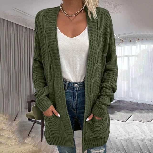 Long Sleeve Cardigan Sweater Knitted Cardigans  Womens Cardigan Sweater  Clothing - Cardigan - Aliexpress