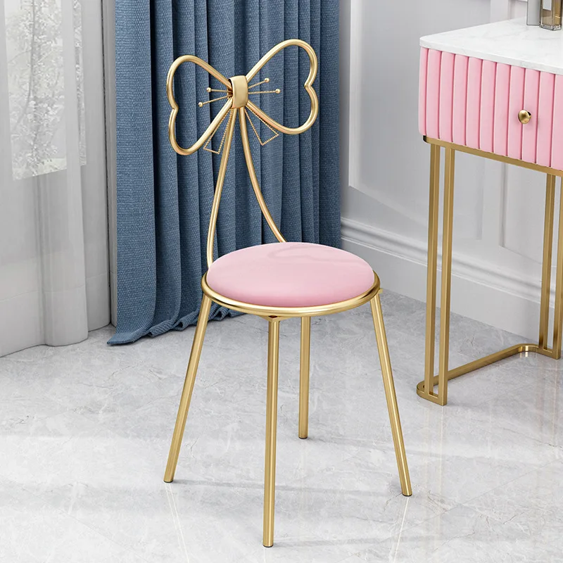 

Butterfly Chair Spot Supply Light Luxury Backrest Chair Modern Minimalist Makeup Bedroom Girl Dressing Stool