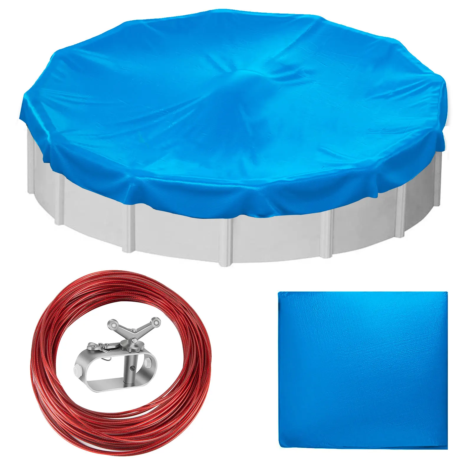 

Pool Winterizing Cover Aboveground Pool Winter Cover Pool Covers For Above Ground Pools Extra Thick And Super Durable Swimming