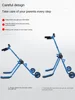 Automatic Reset Walkers for Elderly Toilet Rail Holder Disabled Patient Auxiliary Starting Device Elderly Walker with Wheel 5