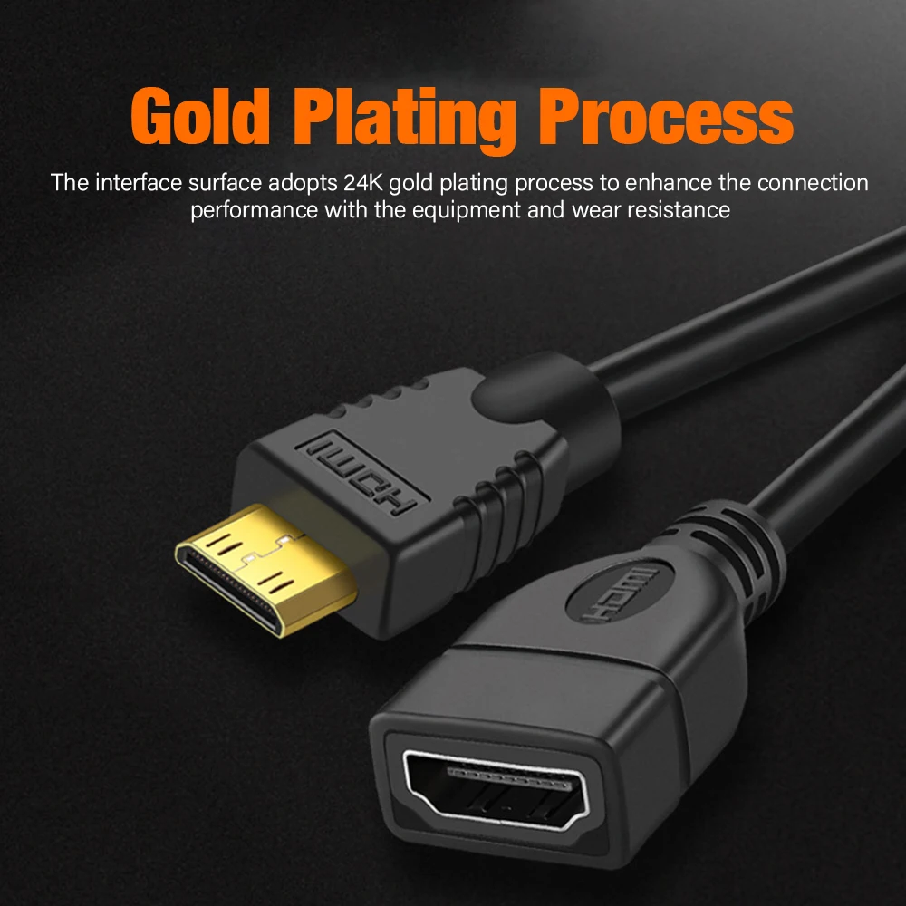 Mini HDMI to HDMI Extension Cable Gender Adapter 90 Degree Right Angle For TV Box/Stick Camera PS4 PS5 Xbox 4K 2K 60hz Converter hdmi adapter cable hdmi cable ps2 hdmi converter dp to hdmi adapter displayport to hdmi adapter hdtv adapter cable 4k converter cable hdmi adapter hdmi to vga converter wii to hdmi converter usb c to hdmi cable typec to hdmi cable hdmi to dvi adapter dp to dvi adapter cable usb adapter cable