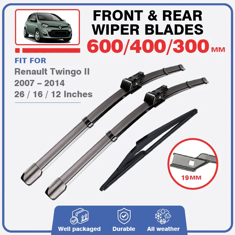 Spazzole Tergicristallo Per Renault Clio V 5 Anteriori 650/350 mm