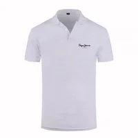 Pepe Jeans London Polo à manches courtes pour homme, séchage rapide, décontracté, sportswear pour l'été, golf, course à pied, gym, t-shirt à col, vêtements pour homme 1