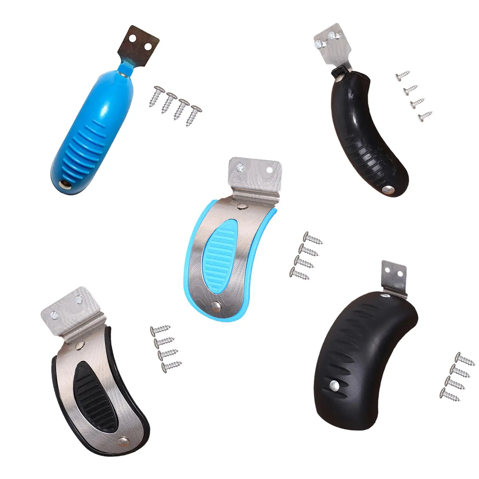 Rear Brake Pads of Scooter Parts Replacement with Screws Easy to Install Lightweight Convenient Effective Braking Accessories