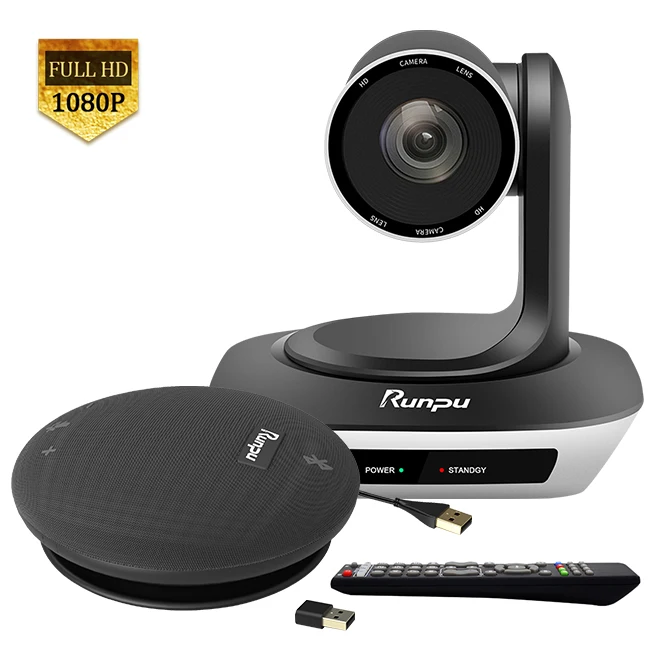 

W26 usb ptz video conference camera prime lens and wireless microphone speaker Video Conferencing Bundle Webcam
