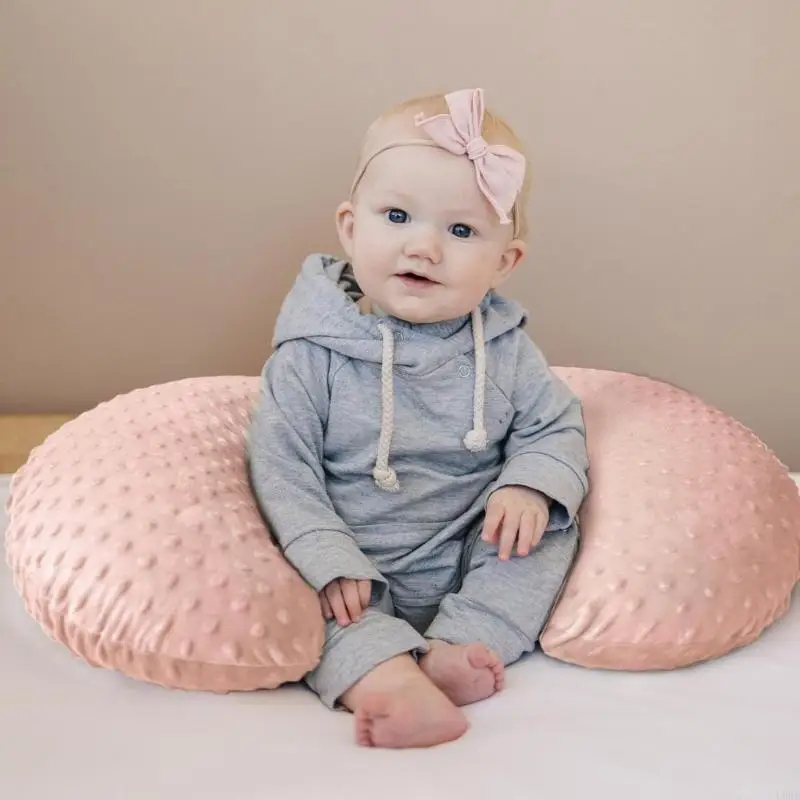 L8RB Set Of 2 Baby Nursing Pillow Covers Easy to Clean Nursing Pillow Cover Travel Cover Soft & Breathable Case