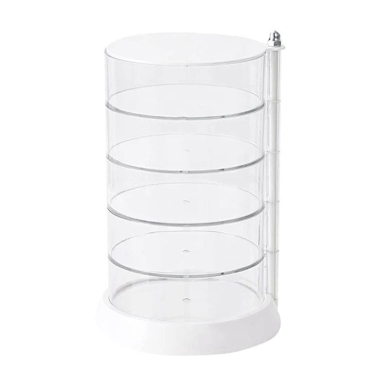 

360° Rotating Hair Parts Organizer, Bathroom Container For Headband, Bows, Hair Tie, Hair Tools, Scrunchie