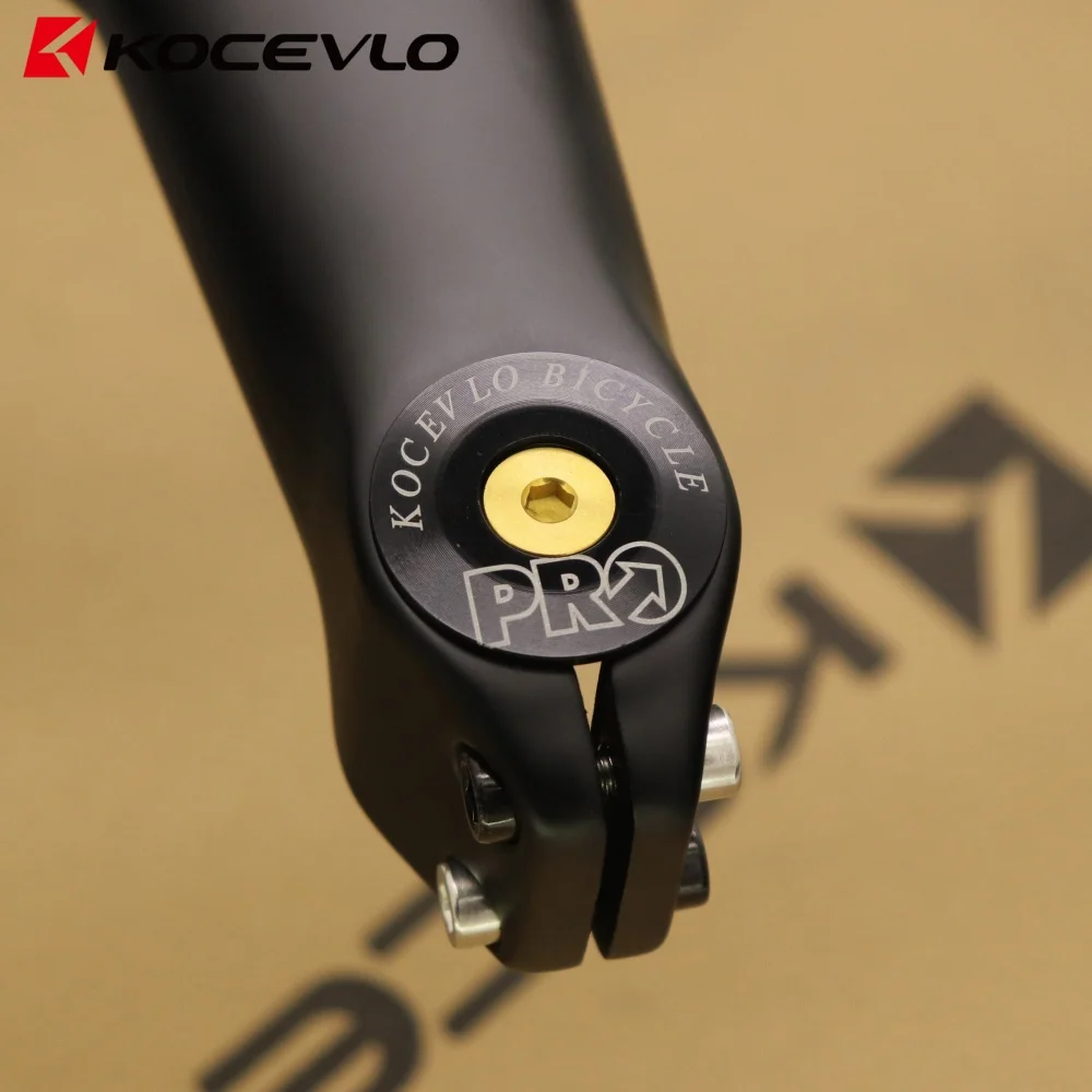 KOCEVLO Bicycle Headset Bolts Titanium M6*30mm CNC Countersunk Head MTB BMX Bikes Stem Top Cap Ti Retaining Screw