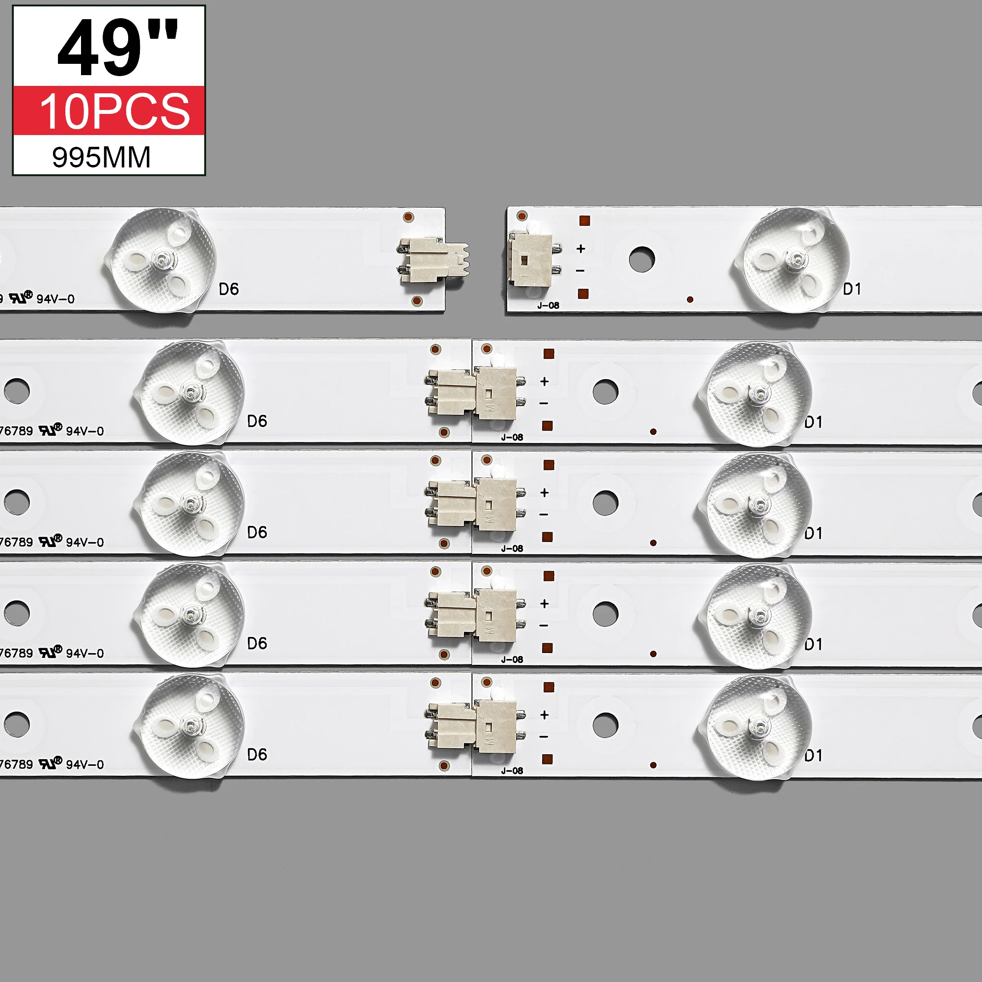 10 PCS LED Ʈ LED49C1000n 49D1000/C1000 LB-C490F13-E2-L-G1-LD1 LD2 SE1 SE2 RF-AC490E30-0601R-01 0601L 12 