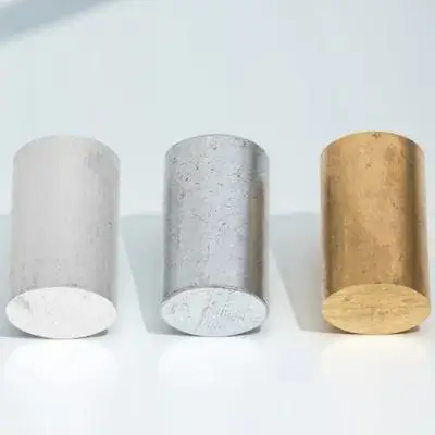 3pcs 알루미늄 싱킹 플로팅 블록 물리학 교육 보조 도구 밀도 실린더 세트 금속 학생 실험실 교육 도구