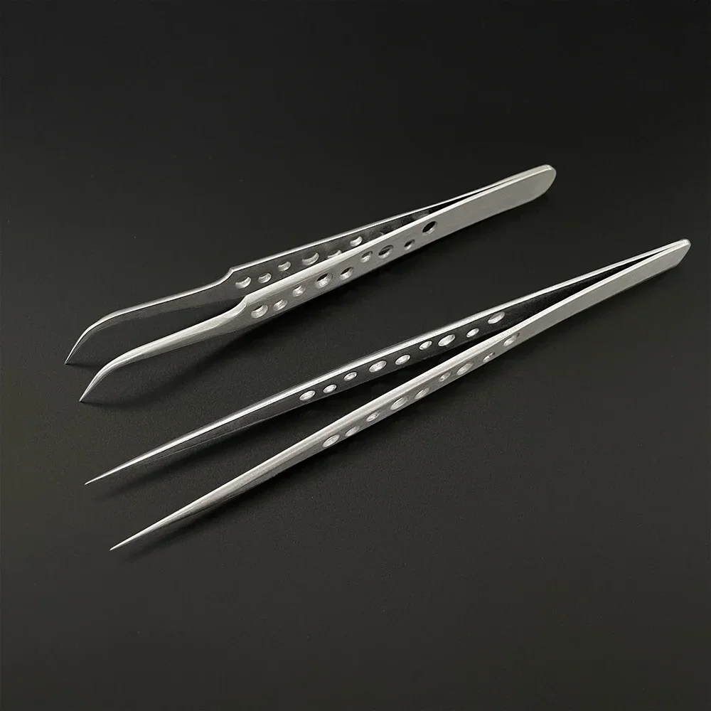 Eyelash Extension Tweezers Makeup Stainless Steel Eyelash 3D Accurate Clip Pinzas Extensiones De Pestañas 3