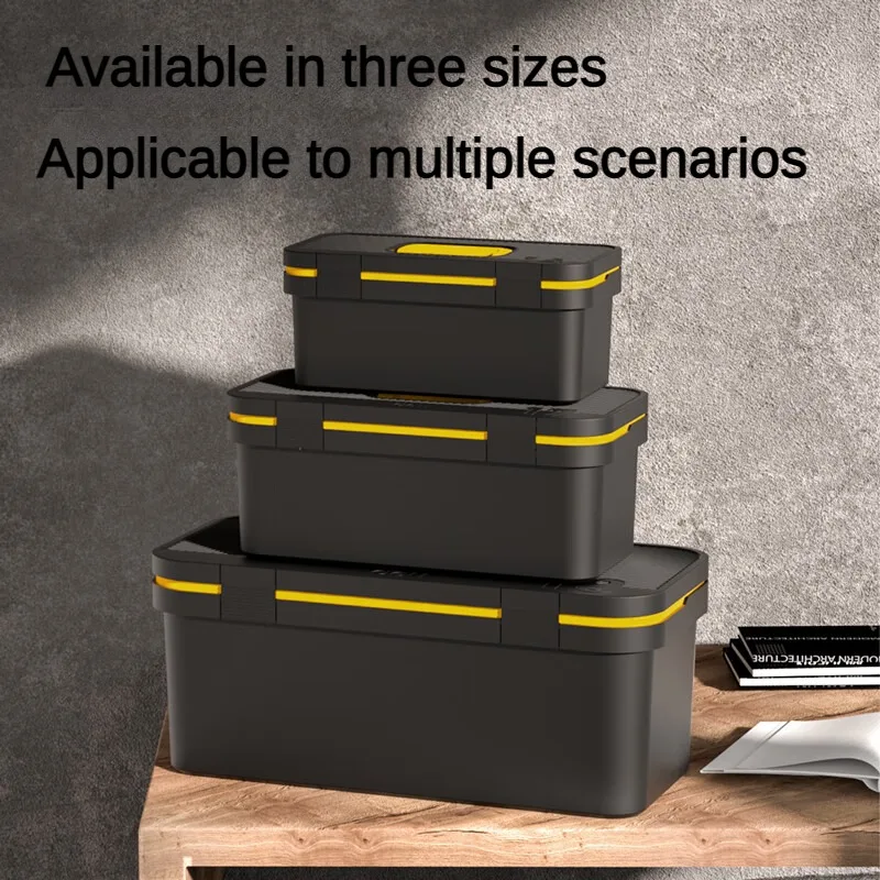 Small Parts Storage Box With Hinged Lid Portable Plastic Hardware Organizer  For Tool Organizer Box For Pill For Case Com - Tool Box - AliExpress
