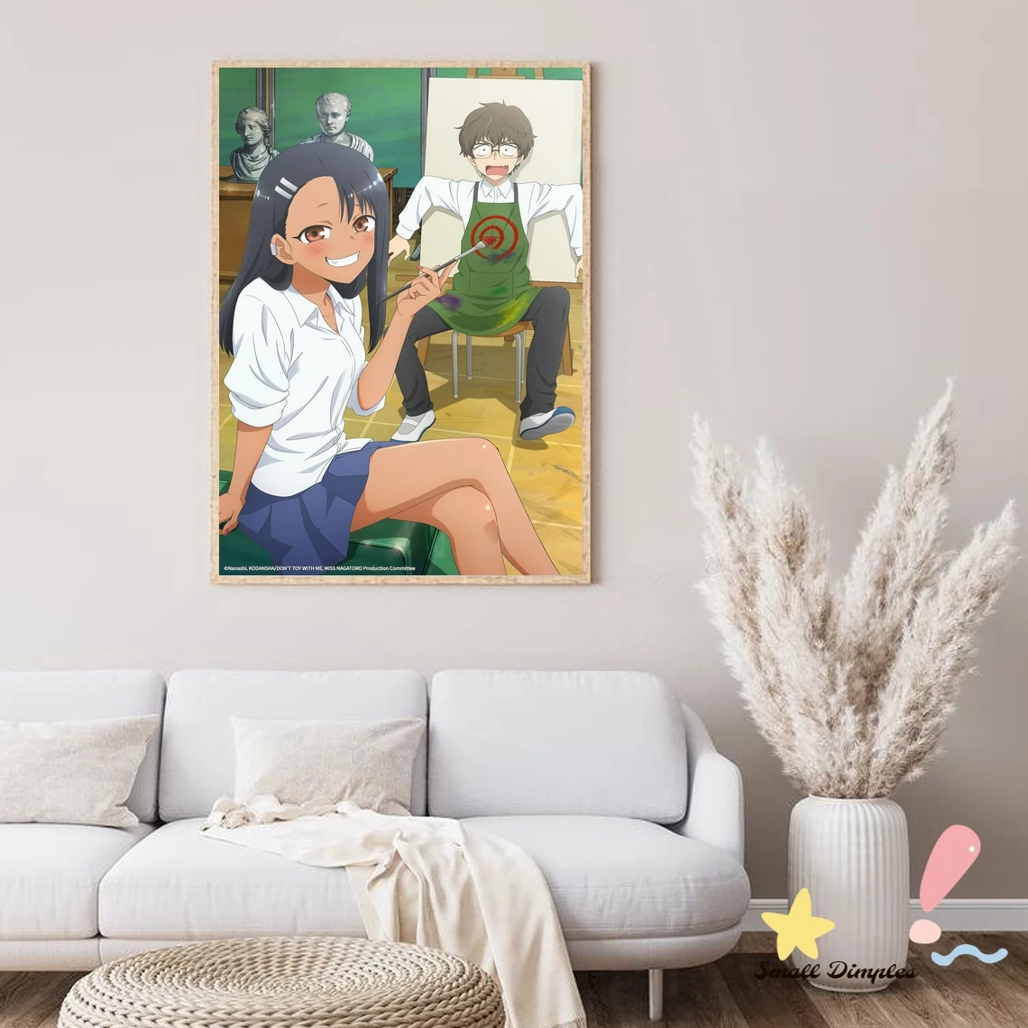 Ijiranaide Nagatoro-san Anime Posters（13） Canvas Poster Bedroom Decor  Sports Landscape Office Room Decor Gift Unframe: Unframe:20x30inch(50x75cm)