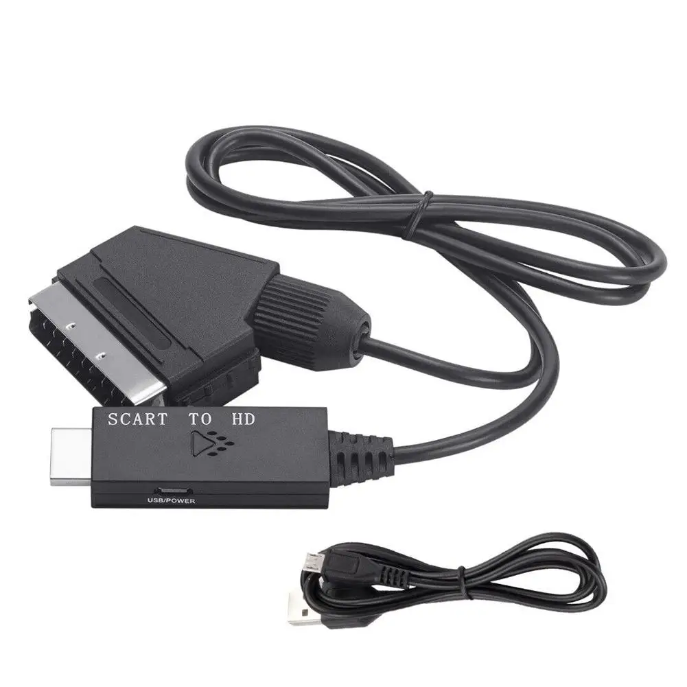 HD 1080P SCART-HDMI ȣȯ  SCART Է-HDMI ȣȯ    ̺ 
