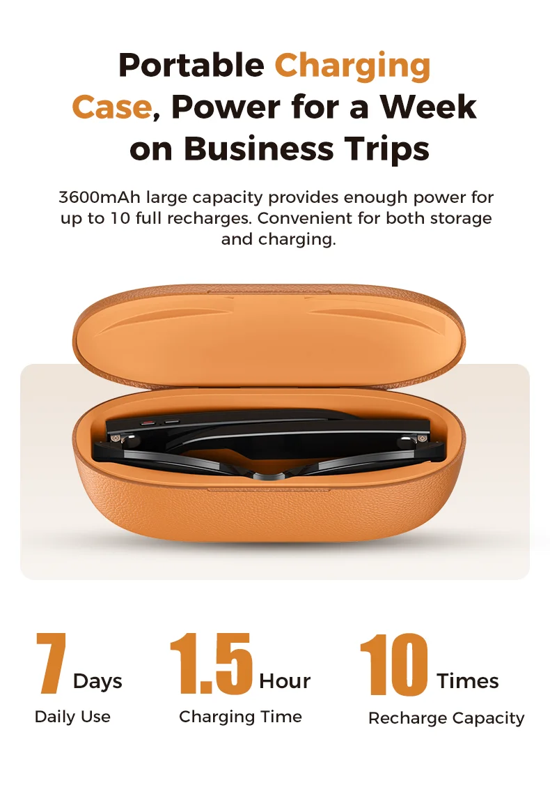 2026 New 800W 4K HD AI Smart Glasses Men Record Video 3600mAh Battery 120 Languages Translation Music Player Glasses With Camera