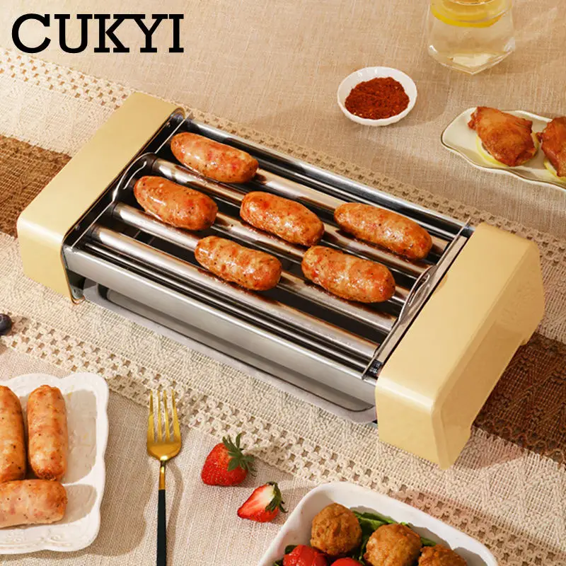 Automatic Rotary Grill Thermostatic Desktop Barbecue Machine