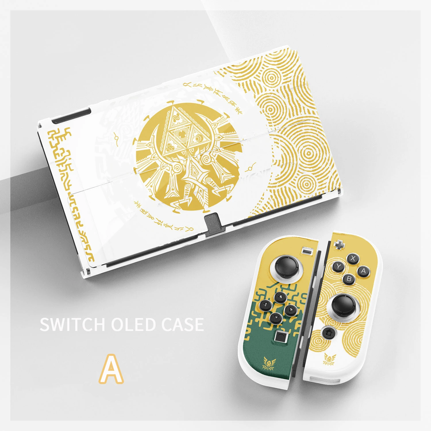 

Nintendo Switch OLED Zelda Tears of Kingdom Protective Anti-Scratch Shell Cover For NS JoyCon Controller Case Switch Dock Case