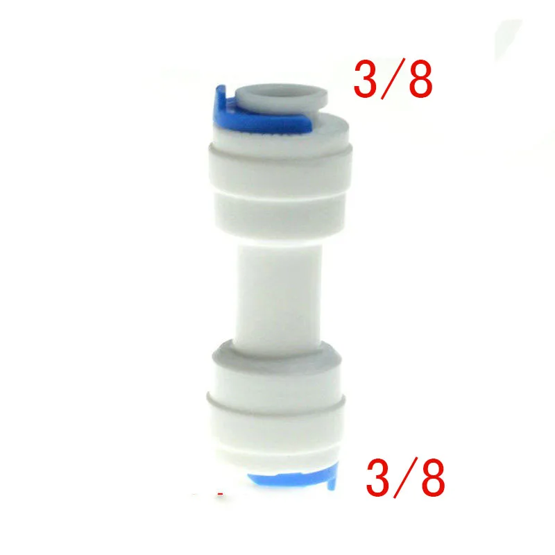 

5 PCS 3/8" Equal Straight Tube OD Quick Connection Fittings Aquarium RO Water