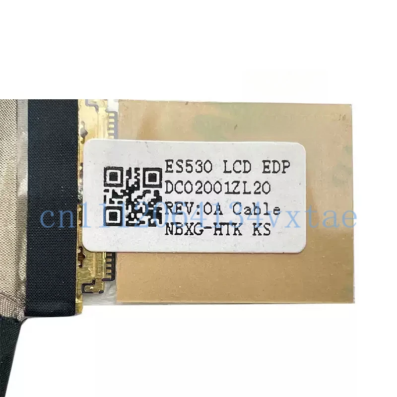 Lenovo Xiaoxin Air 15iwl / 15ARR / 15IKBR, 530s-15ikb 디스플레이 리본 케이블 DC02001ZL00 / ZL10 DC02C00G400 0.1용 스크린 케이블